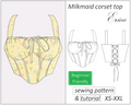 Erica mikmaid corset top sewing pattern | Instant PDF download