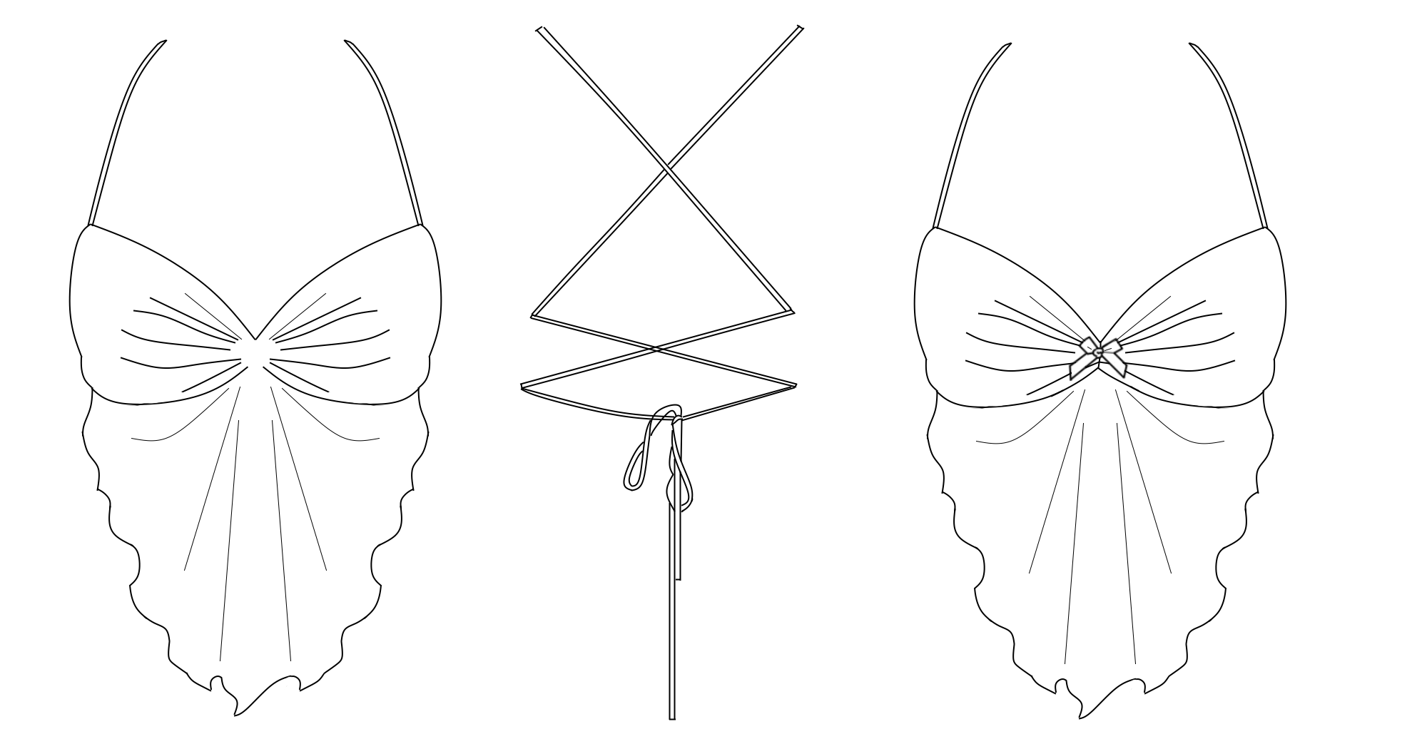 Paris backless halter neck top sewing pattern | Instant PDF download